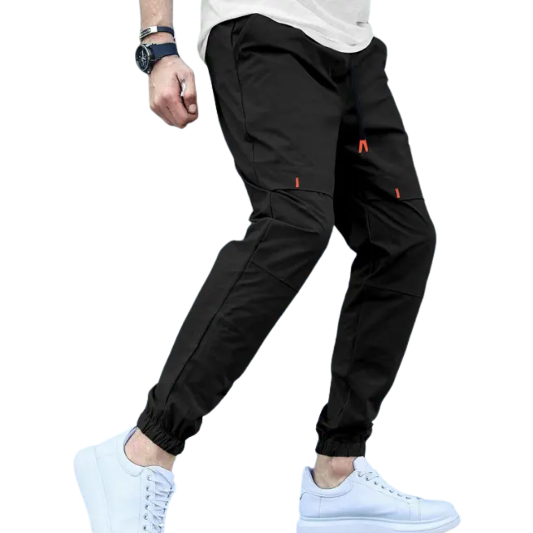 Men’s 4-Pocket Jogger Track Pants – Cotton Blend