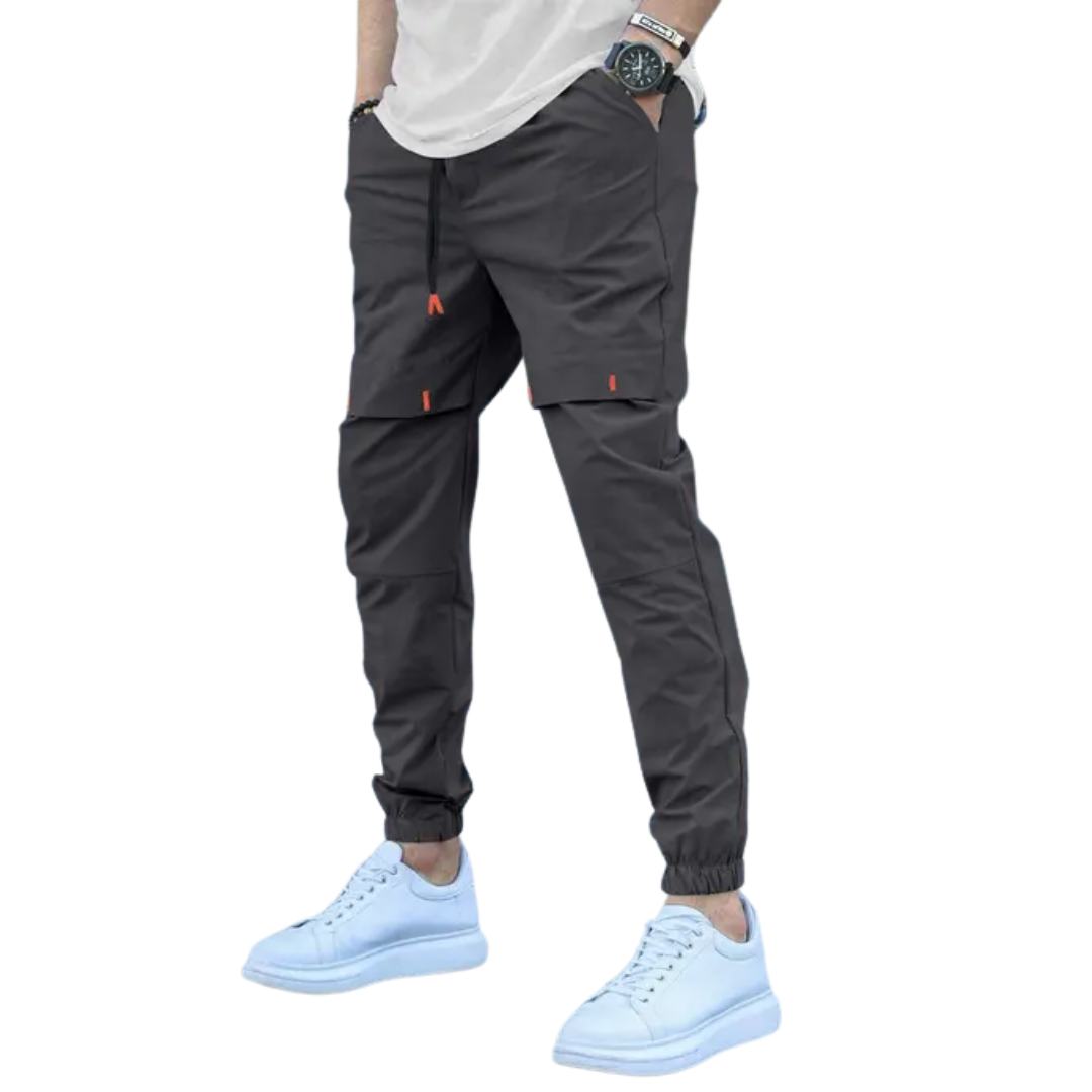 Men’s 4-Pocket Jogger Track Pants – Cotton Blend