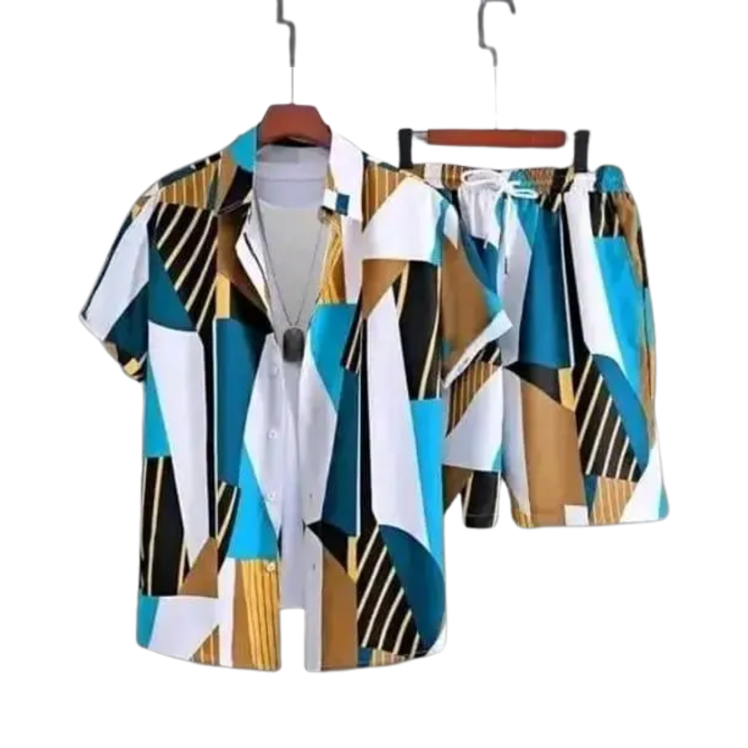 Men's Fancy Printed Co-ord Set | Lycra Night Suit