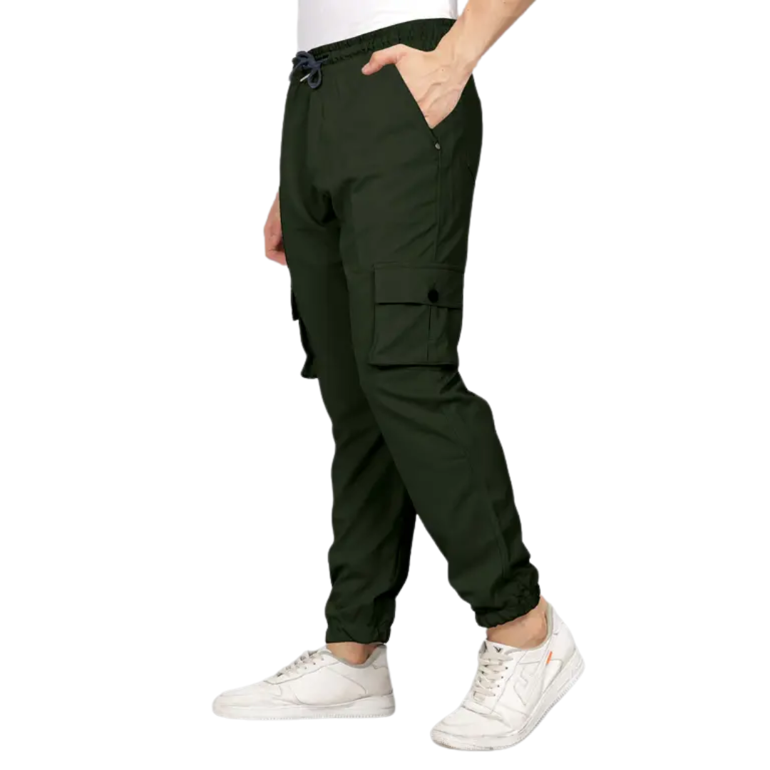 Bold Pairs Men's Stretchable Polycotton Cargo Pants