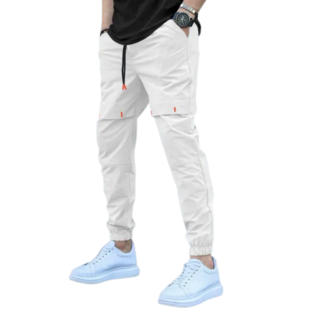 Men’s 4-Pocket Jogger Track Pants – Cotton Blend