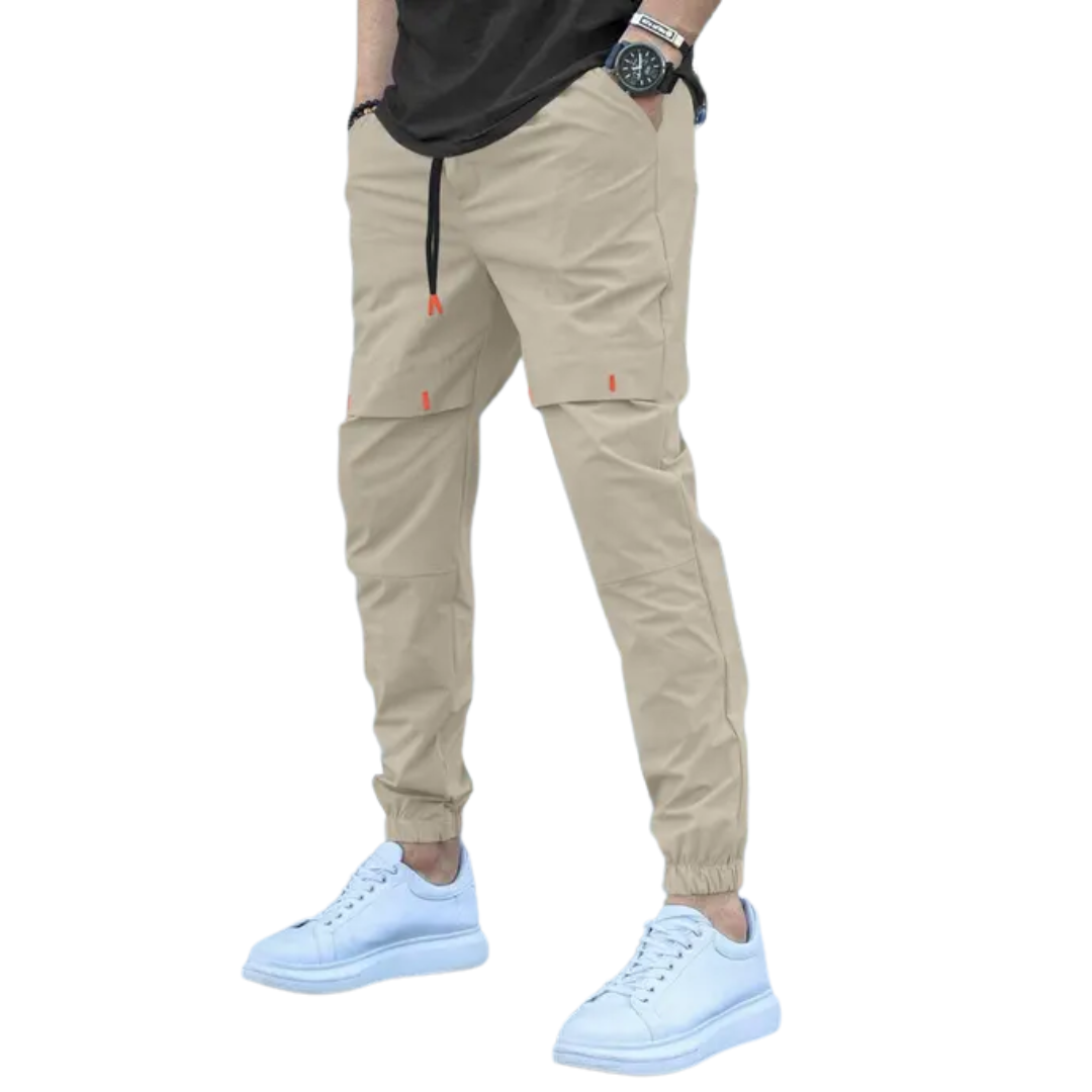 Men’s 4-Pocket Jogger Track Pants – Cotton Blend