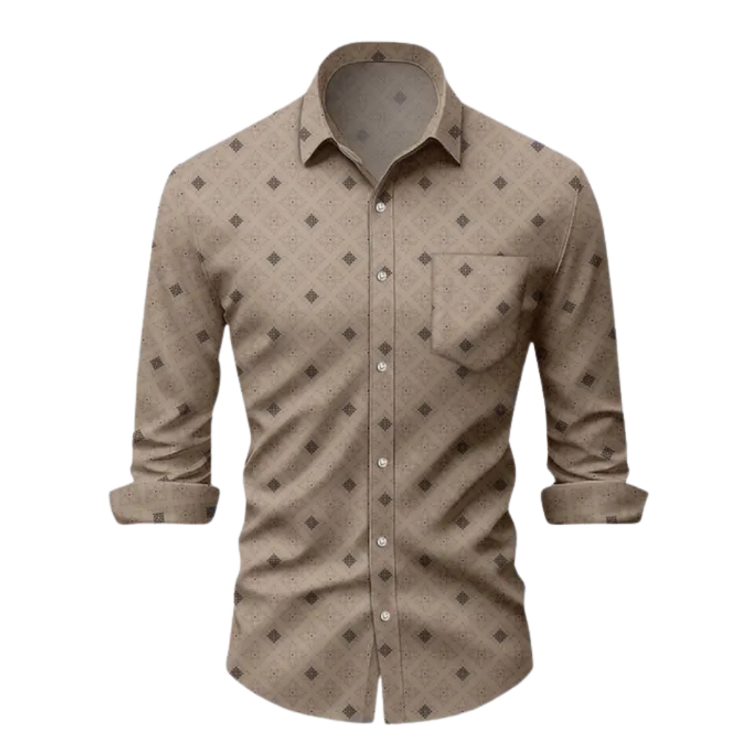 Men's Printed Cotton Shirt – Pretty Graceful Edition