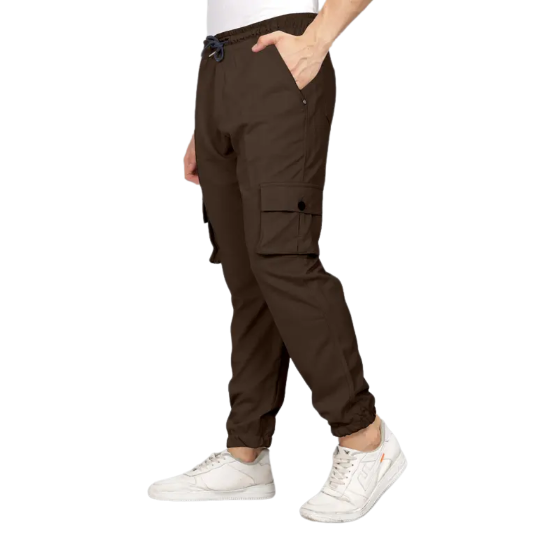 Bold Pairs Men's Stretchable Polycotton Cargo Pants