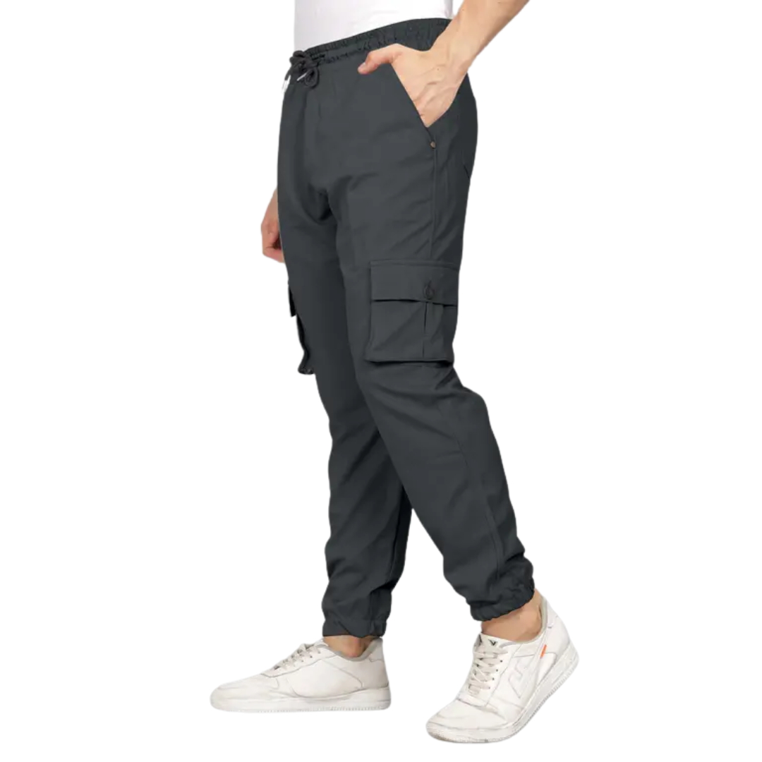 Bold Pairs Men's Stretchable Polycotton Cargo Pants