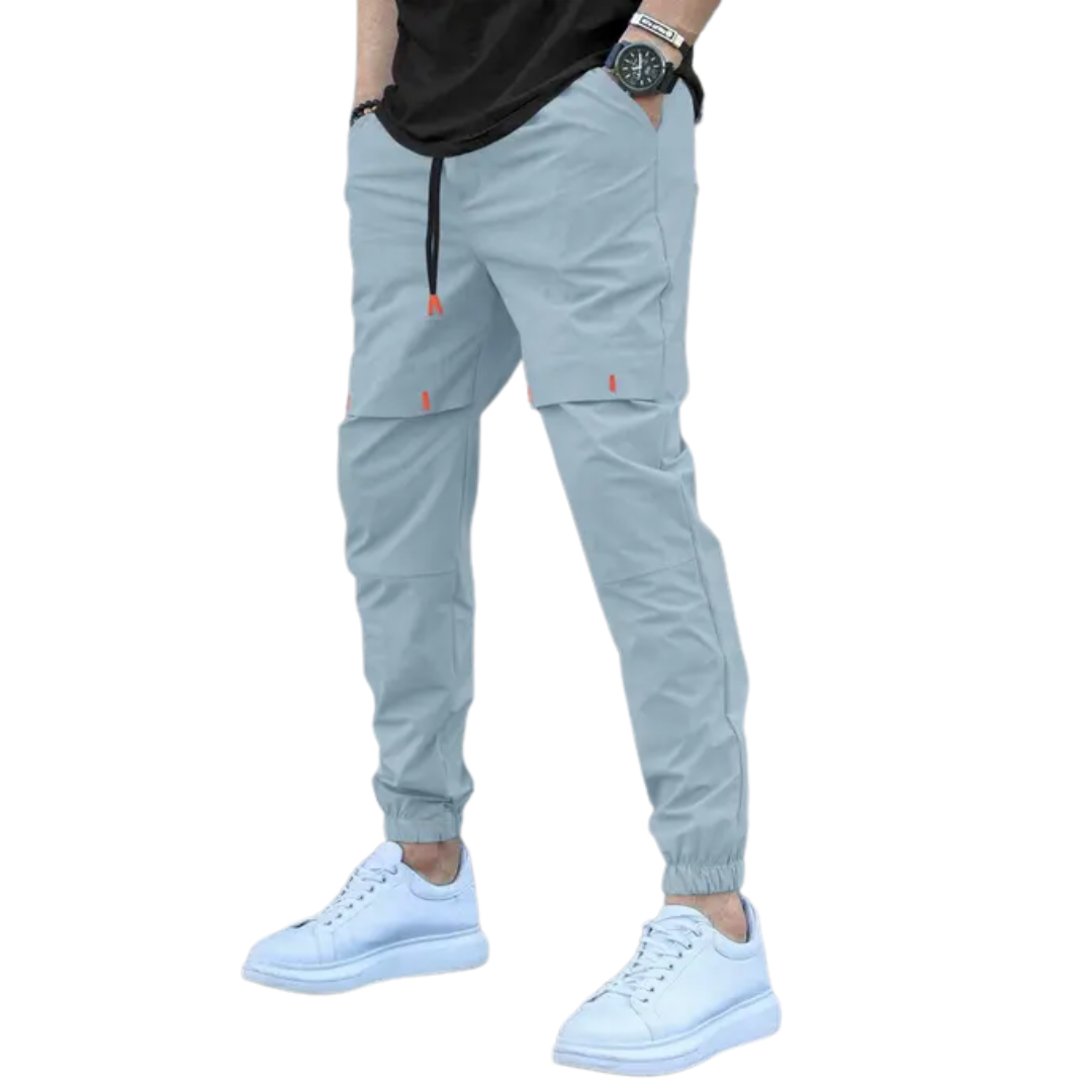 Men’s 4-Pocket Jogger Track Pants – Cotton Blend