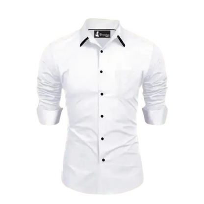 Bold Pairs Men's Solid Cotton Shirt – Stylish & Versatile (M to XXL)