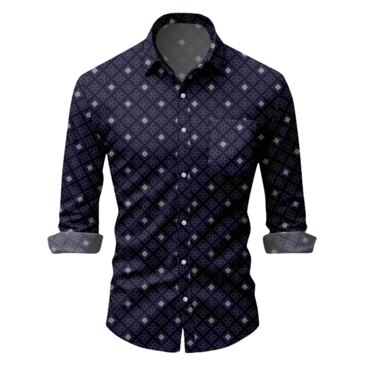 Men's Printed Cotton Shirt – Pretty Graceful Edition