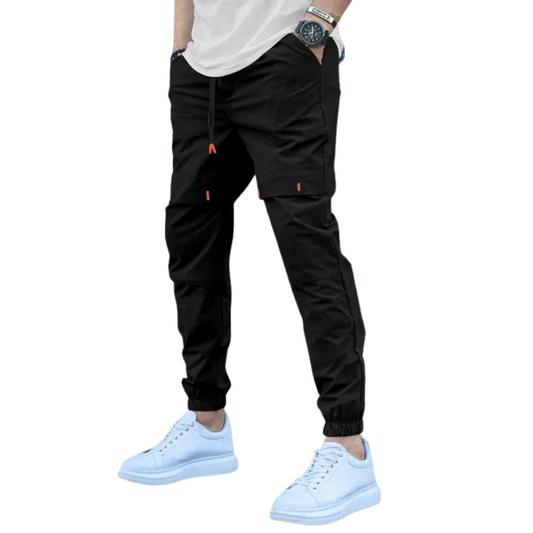 Men’s 4-Pocket Jogger Track Pants – Cotton Blend