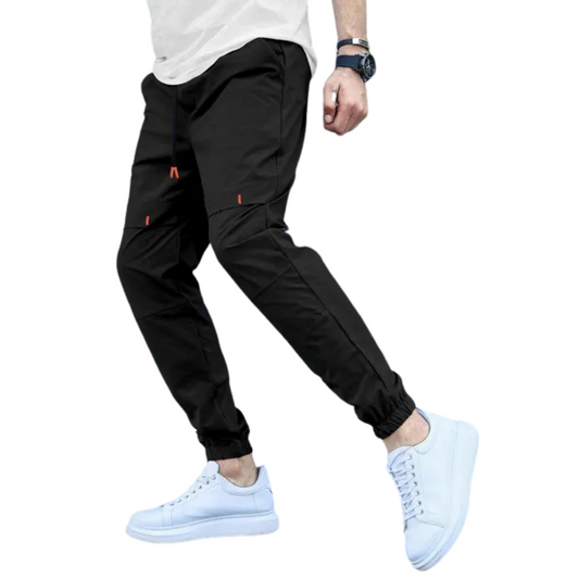 Men’s 4-Pocket Jogger Track Pants – Cotton Blend