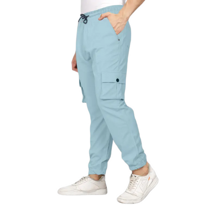 Bold Pairs Men's Stretchable Polycotton Cargo Pants