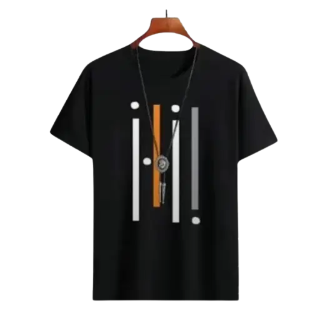 Bold Pairs Men's Multicolor Printed Poly Blend T-Shirt - Pack of 3 | Lightweight Casual Wear