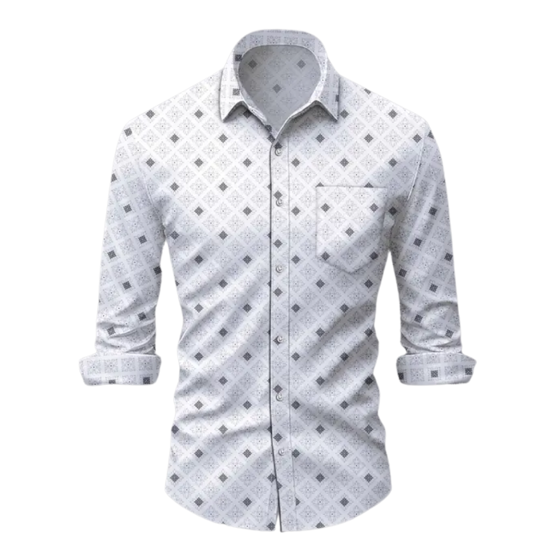 Men's Printed Cotton Shirt – Pretty Graceful Edition