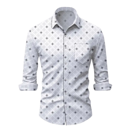 Men's Printed Cotton Shirt – Pretty Graceful Edition