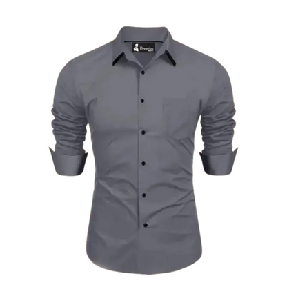 Bold Pairs Men's Solid Cotton Shirt – Stylish & Versatile (M to XXL)