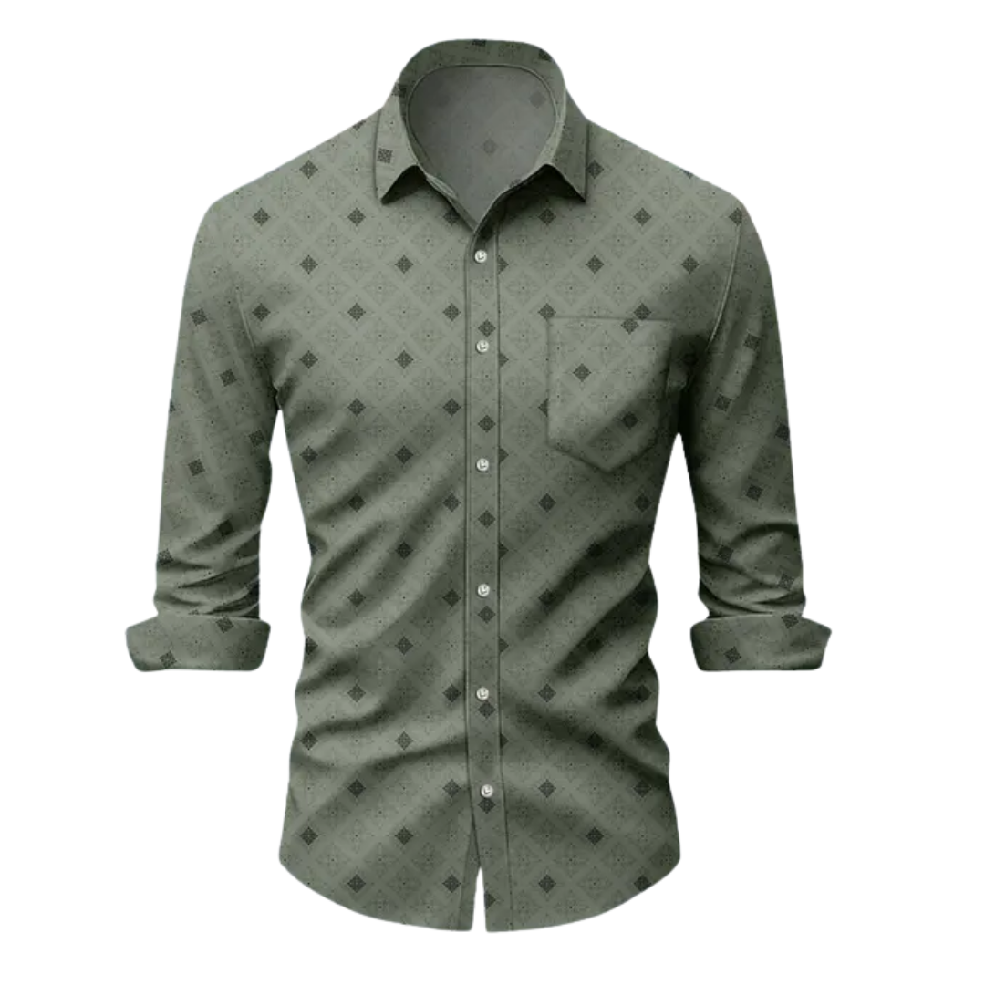 Men's Printed Cotton Shirt – Pretty Graceful Edition