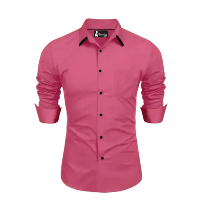 Bold Pairs Men's Solid Cotton Shirt – Stylish & Versatile (M to XXL)