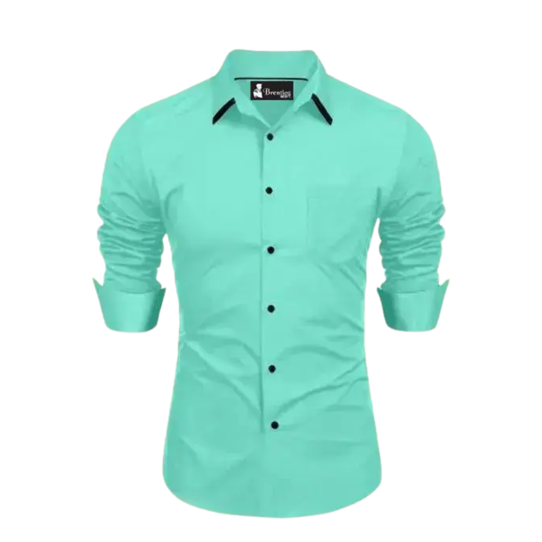 Bold Pairs Men's Solid Cotton Shirt – Stylish & Versatile (M to XXL)