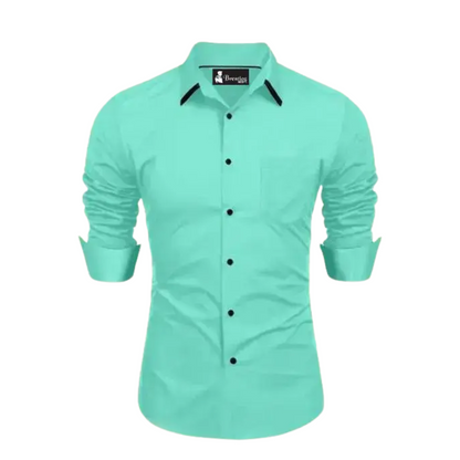 Bold Pairs Men's Solid Cotton Shirt – Stylish & Versatile (M to XXL)