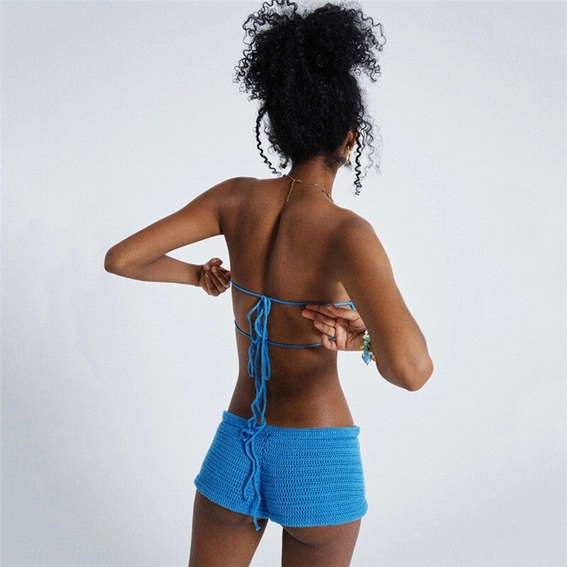 Bold Pairs Colorblock Tube Top & Shorts Set – Women’s Summer Co-ord Outfit