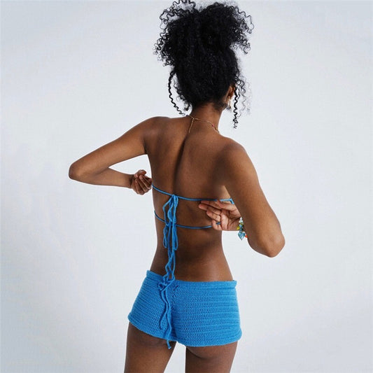 Bold Pairs Colorblock Tube Top & Shorts Set – Women’s Summer Co-ord Outfit